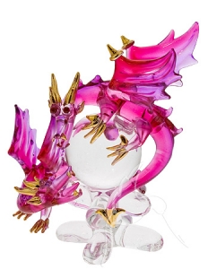 Glass Dragon & Baby Pink/Purple