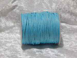 1.5mm Light Blue Waxed Cotton