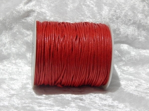 1.5mm Red Waxed Cotton