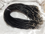 3mm Black Leather Necklace Cord 