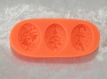 Silicone Mould - Xmas Tree/Bell/Cane