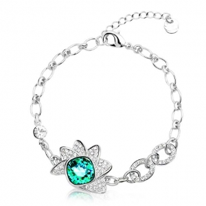 Crystal Ice Bracelet with Swarovski Elements Green 20033