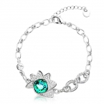 Crystal Ice Bracelet with Swarovski Elements Green 20033 **CLEARANCE COST PRICE ONLY**
