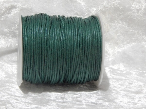 1.5mm Dark Green Waxed Cotton