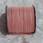 Faux Suede Cord Flat 3mm Pink