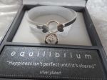 Equilibrium Bangle Inspirational Charm Happiness **CLEARNACE COST PRICE ONLY**