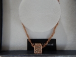 Equilibrium Bracelet Rose Twisted Gold Chain Cube *CLEARANCE COST PRICE ONLY**