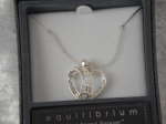 Equilibrium Necklace Message Heart - BFF