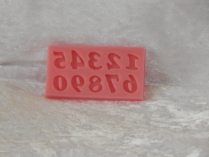 Silicone Mould - Numbers