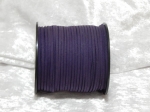 Faux Suede Cord Flat 3mm Indigo