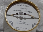 Equilibrium Bangle Birthstone - February