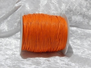 1.5mm Orange Waxed Cotton