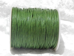 1.5mm Grass Green Waxed Cotton
