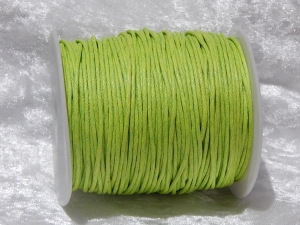 1.5mm Lime Waxed Cotton