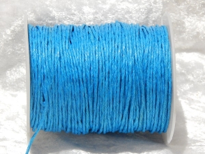 1.5mm Turquoise Waxed Cotton x 80m full Roll