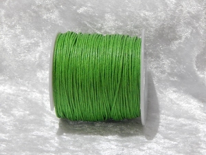 1mm Emerald Waxed Cotton