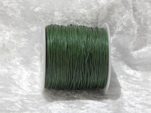 1mm Grass Green Waxed Cotton