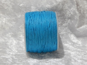 1mm Turquoise Waxed Cotton