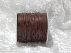 1mm Chocolate Waxed Cotton