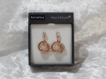 Equilibrium Earrings Rose Gold Plated - Double Rings
