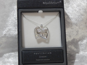 Equilibrium Necklace Sentiment Heart - Dream