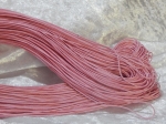 1mm Dark Pink Waxed Cotton