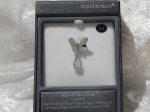 Equilibrium Diamond Brooch - Silver Butterfly with CZ