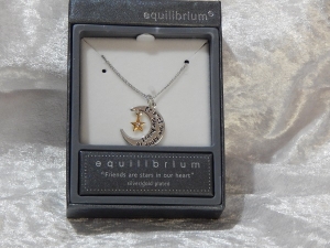 Equilibrium Necklace Moon Star - Friends