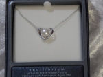 Equilibrium Necklace Fresh Water Pearl Heart