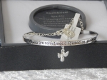 Pure Elegance Charm Bangle Silver Plate - Angel