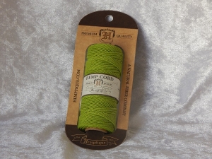 Hemp Cord Spool 50gm Lime Green 1mm