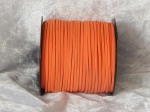 Faux Suede Cord Flat 3mm Orange