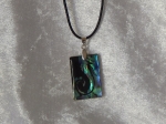 Necklace Mother of Pearl Rectangle Small