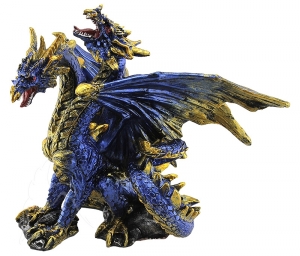 Dragon Two Headed Blue