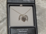 Equilibrium Necklace Open Filigree Heart - Best Friends