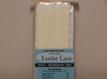 Eyelet Lace Pack of 15m Cream