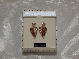 Equilibrium Earrings Earth Tone Heart