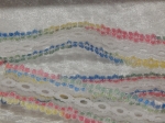 Flower Edge Eyelet Lace Per Meter 25mm Multi