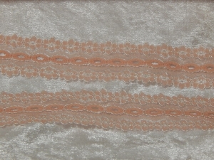 Flower Edge Eyelet Lace Per Meter 30mm Dusty Pink