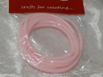 Plastic Tubing 4mm Pale Pink Pack 2m
