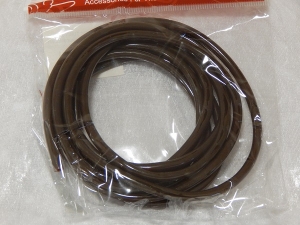 Plastic Tubing 6mm Choco Brown Pack 2m