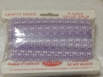 Flower Edge Eyelet Lace Pack of 5m Lilac