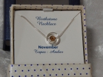 Equilibrium Necklace Birthstone - November
