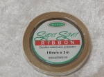 10mm x 3m Double Sided Satin Ribbon Bisque