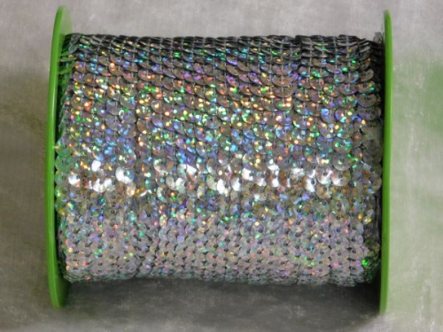 Slung Sequin String 6mm Laser Silver x 1m | Thread 'n' Butter Cake ...
