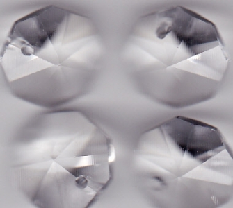 Octagons Crystal 14mm 1 Hole