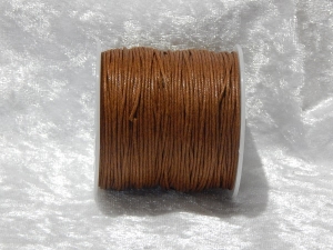 1mm Brown Waxed Cotton