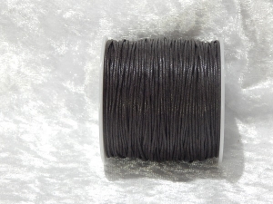 1mm Dark Brown Waxed Cotton