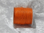 1mm Orange Waxed Cotton