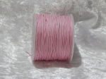 1mm Pink Waxed Cotton